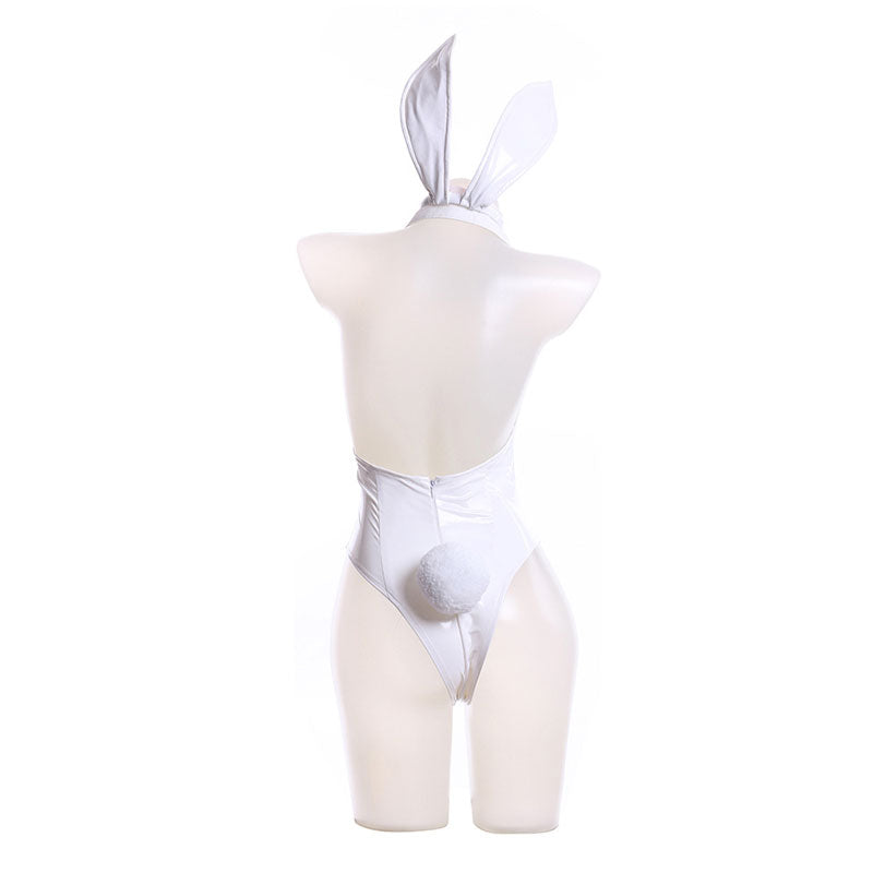 Date A Bullet White Queen Bunnysuit Cosplay Costumes 
