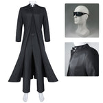 The Matrix Resurrections Neo Thomas Anderson Cosplay Costumes