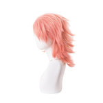 Anime Demon Slayer Kimetsu no Yaiba Sabito Orange Pink Cosplay Wigs - Cosplay Clans