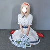 Anime Takt Op. Destiny Musicart Destiny White Dress Cosplay Costumes