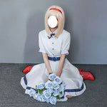 Anime Takt Op. Destiny Musicart Destiny White Dress Cosplay Costumes