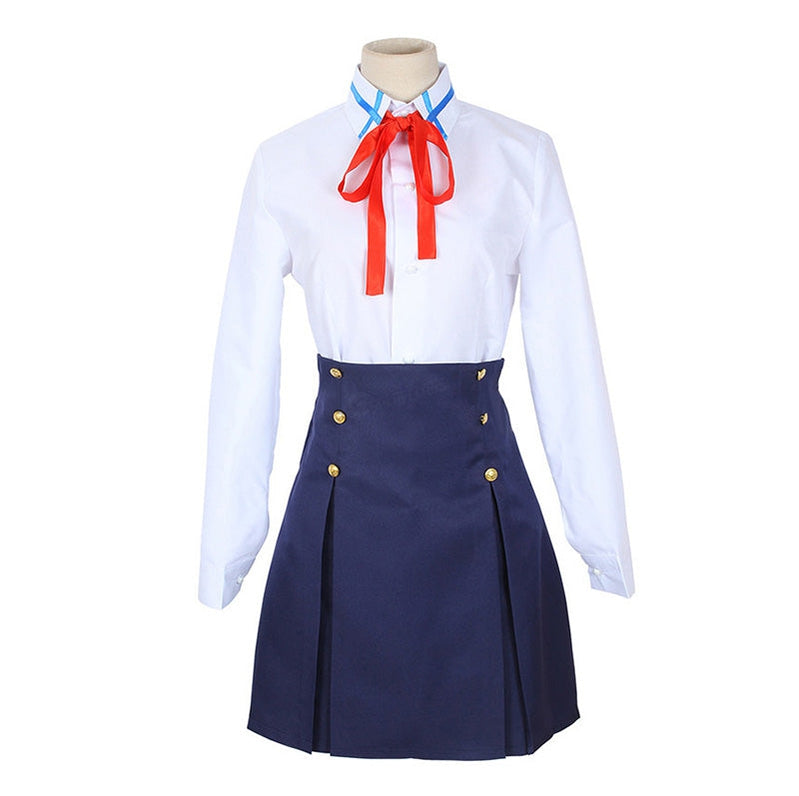 Anime SAO Sword Art Online Yuuki Asuna Uniforms Cosplay Costume - Cosplay Clans