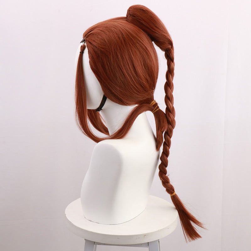 Anime Avatar: The Last Airbender Katara Brown 80cm Cosplay Wig - Cosplay Clans
