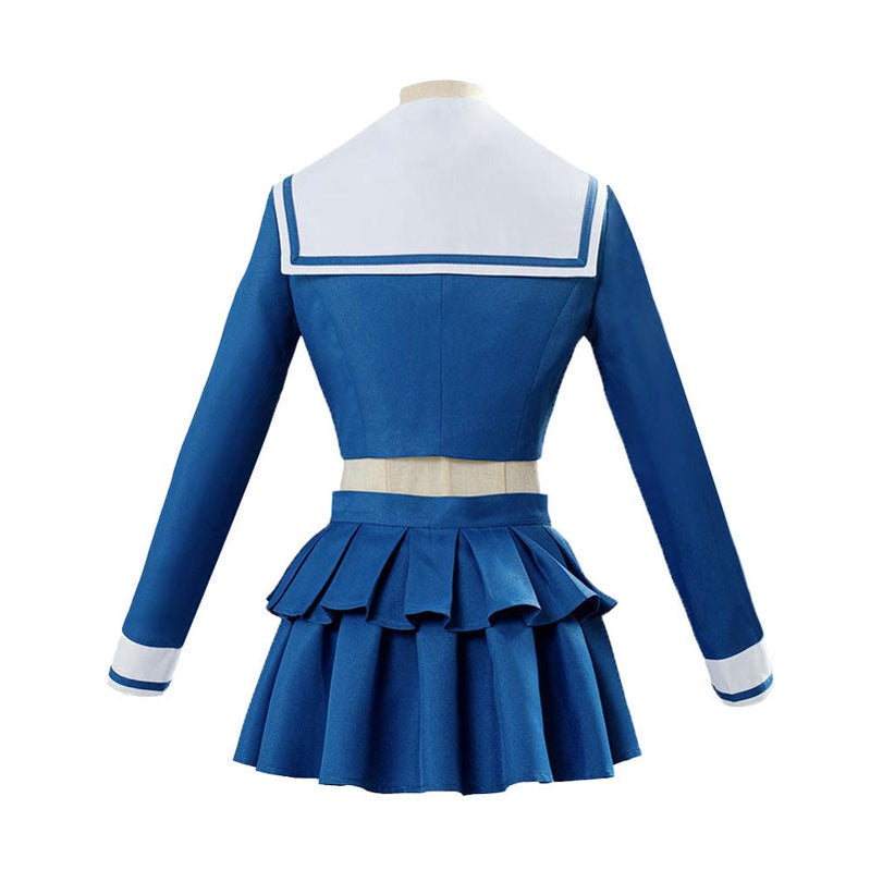 Danganronpa V3 Killing Harmony Harukawa Maki Blue School Uniform Halloween Cosplay Costume - Cosplay Clans
