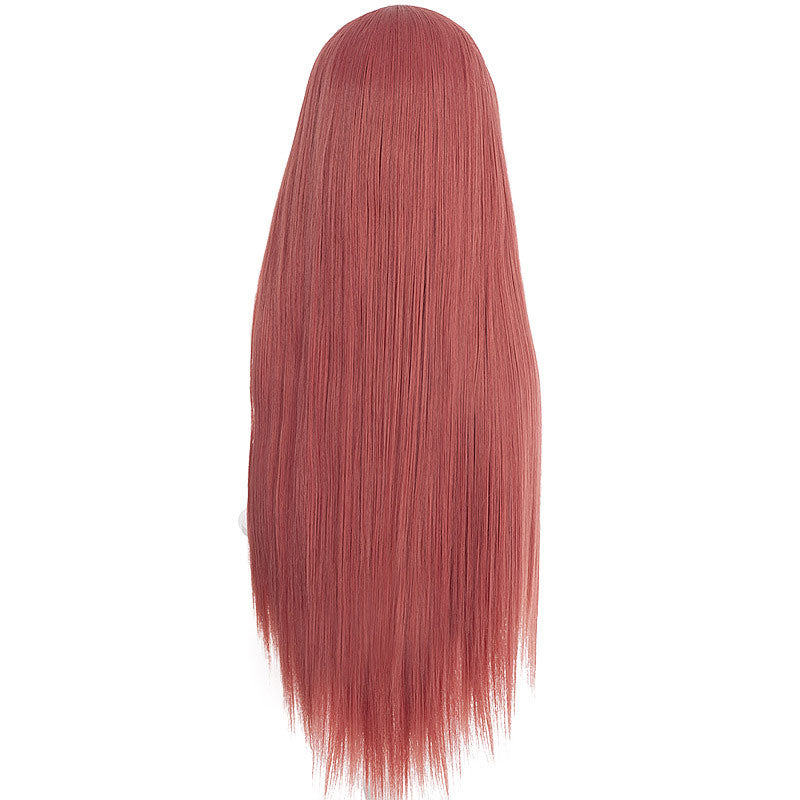 Anime Kakegurui Yumemite Yumemi 100cm Long Pink Straight Cosplay Wigs
