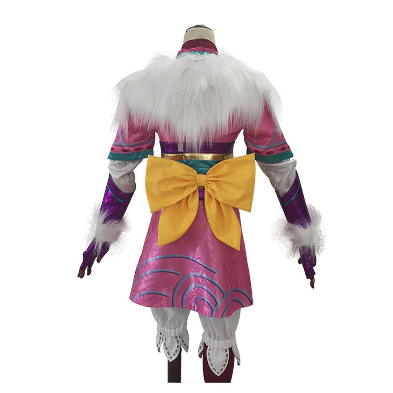 Game LOL Spirit Blossom Kindred Eternal Hunters Cosplay Costumes - Cosplay Clans