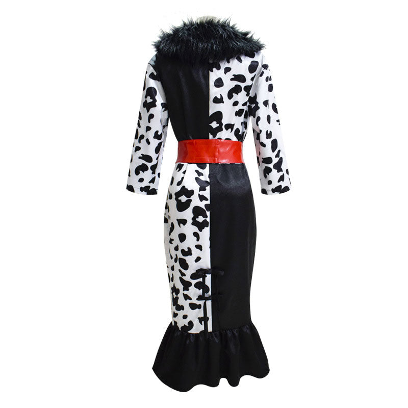 Movie Cruella De Vil Cruella Halloween Cosplay Costumes - Cosplay Clan