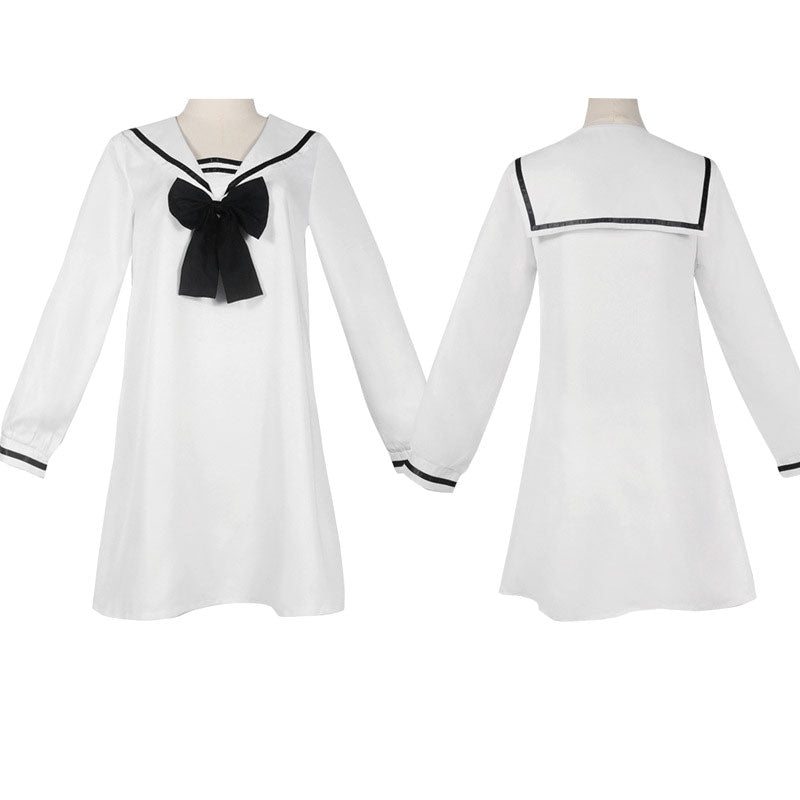 Anime SPY×FAMILY Anya Forger White Dress Cosplay Costumes
