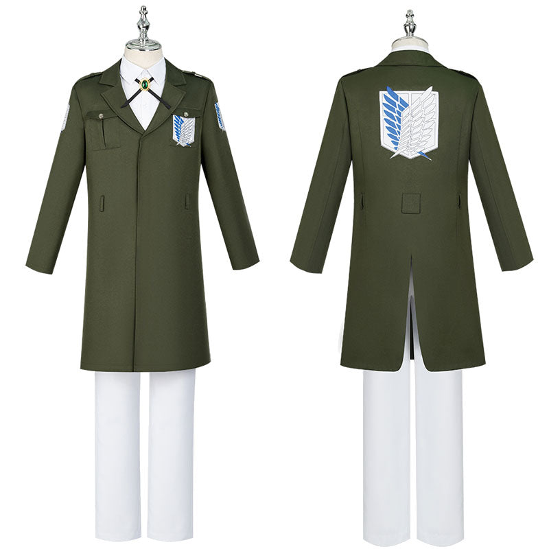 Anime Attack on Titan Season 4 Mikasa Ackerman Armin Survey Corps Cosplay Costume