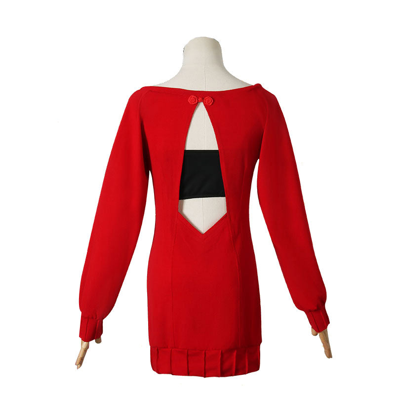 Anime SPY×FAMILY Yor Forger Red Sweater Cosplay Costumes 