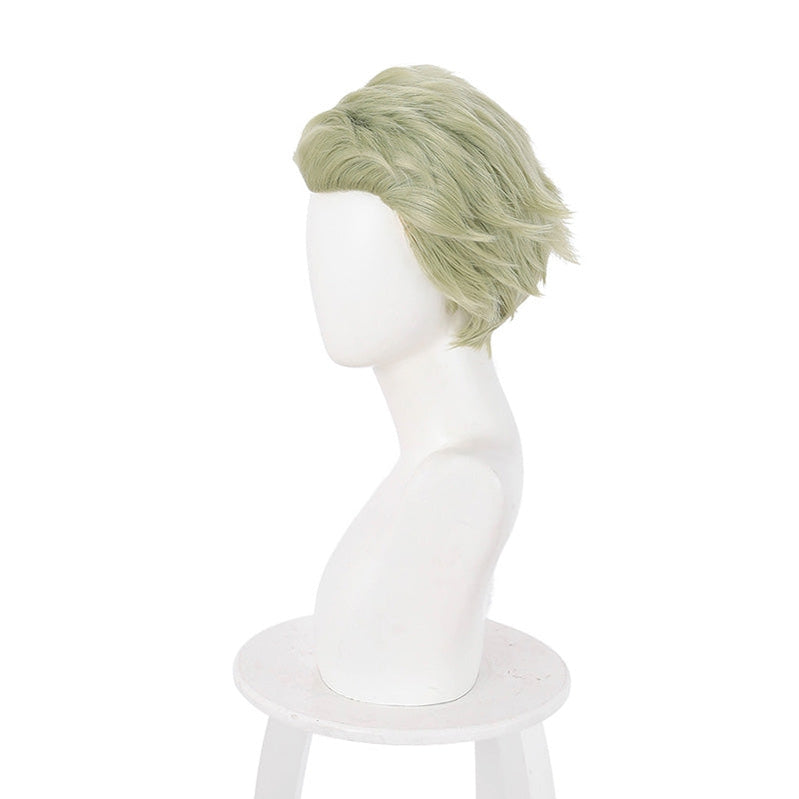 Anime Jujutsu Kaisen Kento Nanami Short Mixed Green Cosplay Wigs - Cosplay Clans