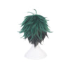 Anime My Hero Academia Izuku Midoriya Deku Cosplay Wigs Short Green Fade Black Wig - Cosplay Clans