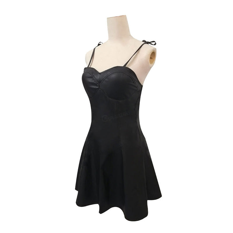 Anime Future Diary Yuno Gasai Black Leahter Dress Cosplay Costume Cosplay Clans Anime Future Diary Yuno Gasai Black Leahter Dress Cosplay Costume Cosplay Clans
