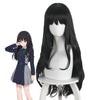 Anime Lycoris Recoil Takina Inoue Black Cosplay Wig