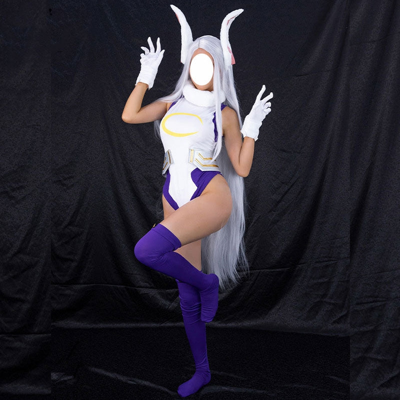 Anime My Hero Academia Miruko Bunny Girl Sexy Rabbit Jumpsuit Cosplay Costumes - Cosplay Clans