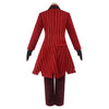 Hazbin Hotel Alastor Red Uniform Outfit Full Set Halloween Cosplay Costumes - Cosplay Clans