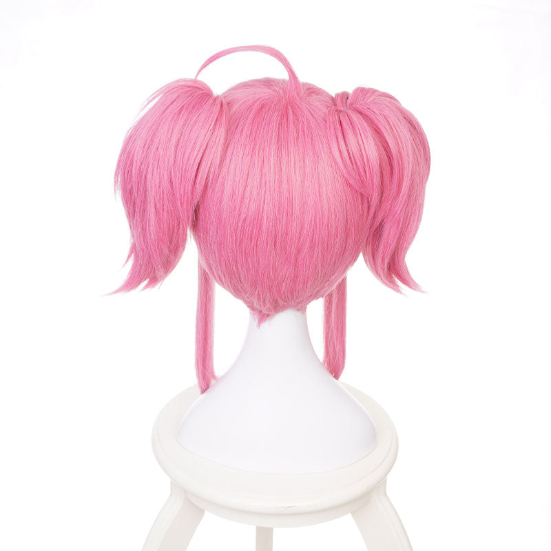 Game LOL Star Guardian Lux Pink Cosplay Wigs