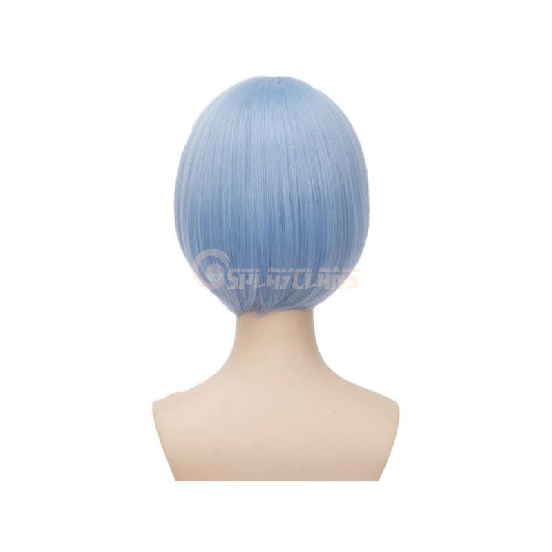 Anime Re:Zero Starting Life in Another World Rem and Ram Short Blue Pink Cosplay Wigs - Cosplay Clans
