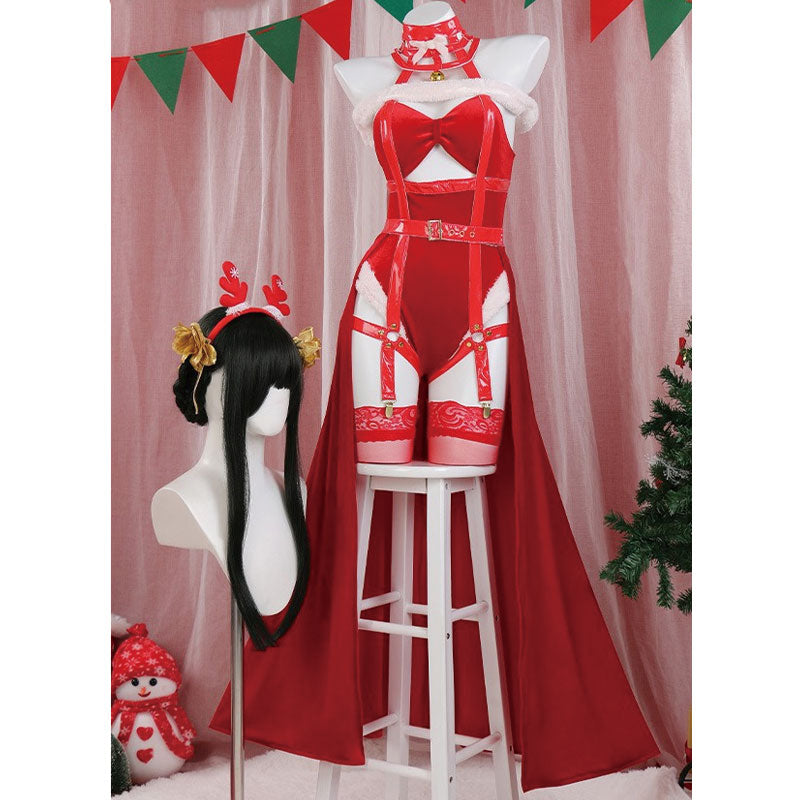 Anime SPY×FAMILY Yor Forger Christmas Cosplay Costumes