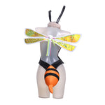 Game Final Fantasy VII Remake Aerith Gainsborough Bee Bunny Girl Cosplay Costume