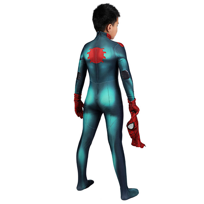 Spider-Man Miles Morales Kids Jumpsuit Cosplay Costumes