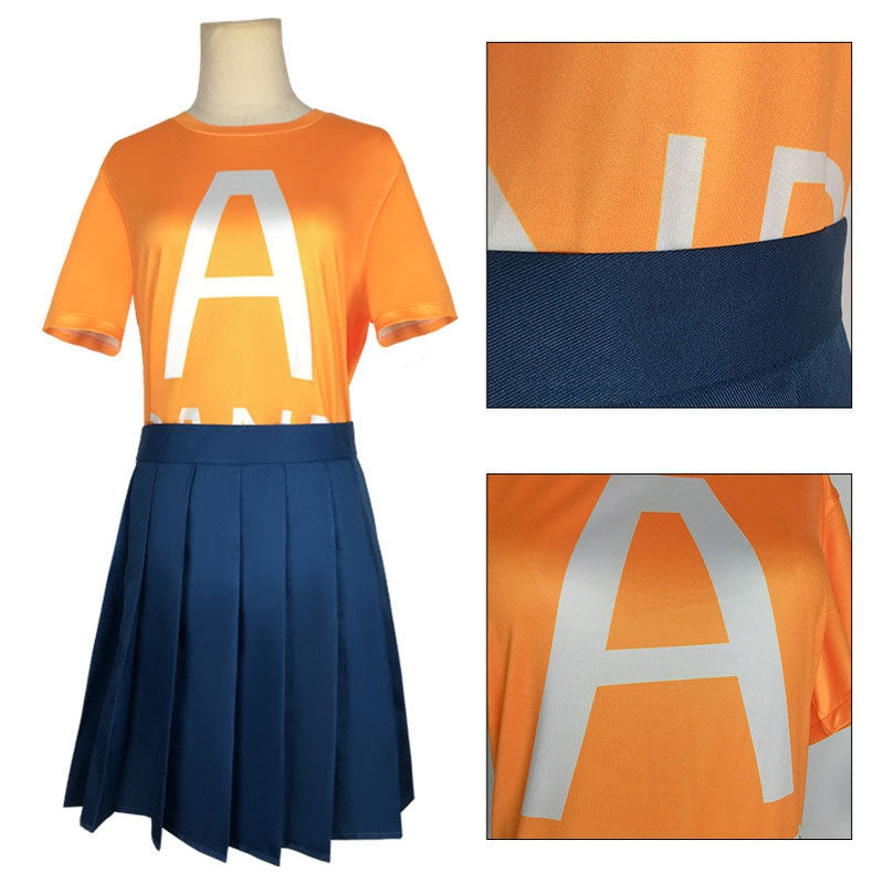 My Hero Academia Season 4 Uraraka Ochako School Uniform Cosplay Costumes