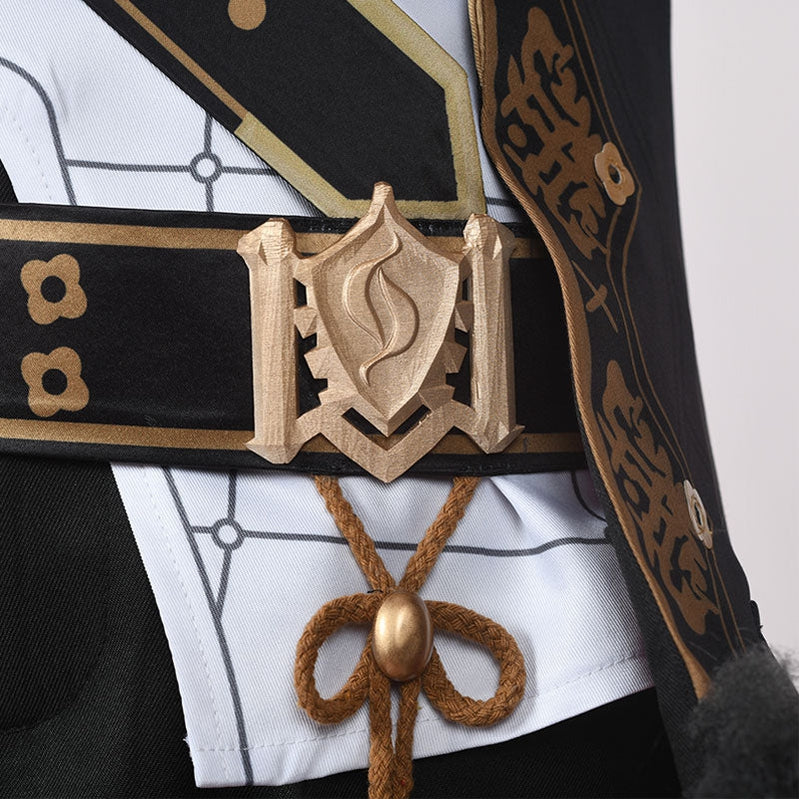 Game Genshin Impact Diluc Ragnvindr Full set Cosplay Costumes - Cosplay Clans