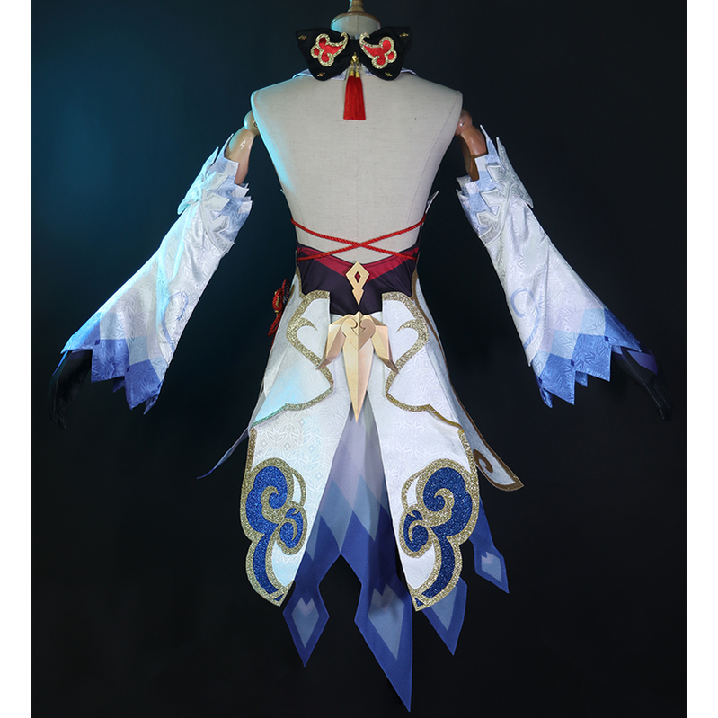 Game Genshin Impact Ganyu Fullset Cosplay Costumes 