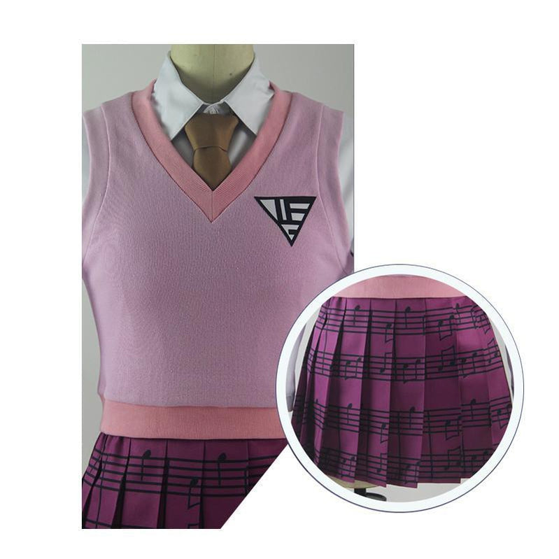 Danganronpa V3: Killing Harmony Kaede Akamatsu Uniform Cosplay Costumes - Cosplay Clans