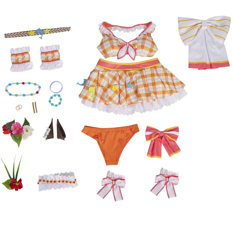 Pretty Derby Special Week Swimsuit Cosplay Costumes 