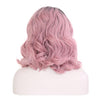 Multi-size Women Lace Front Wigs Short Curly Black Fade Pink Cosplay Wigs - Cosplay Clans