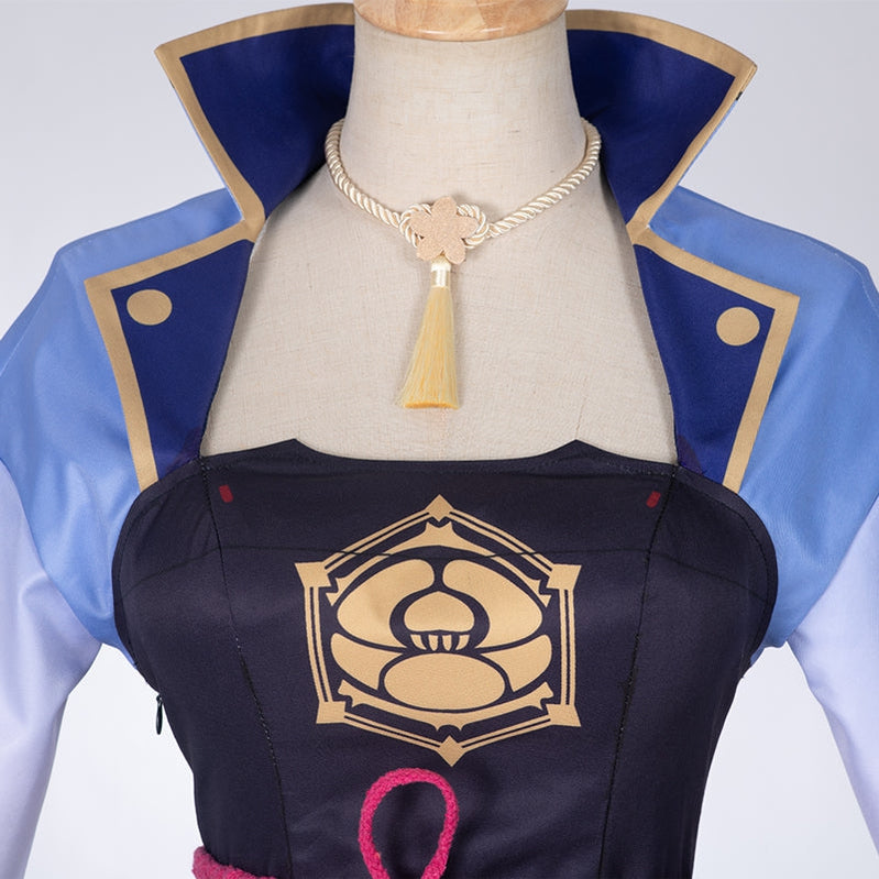 Game Genshin Impact Kamisato Ayaka Fullset Cosplay Costumes - Cosplay Clans