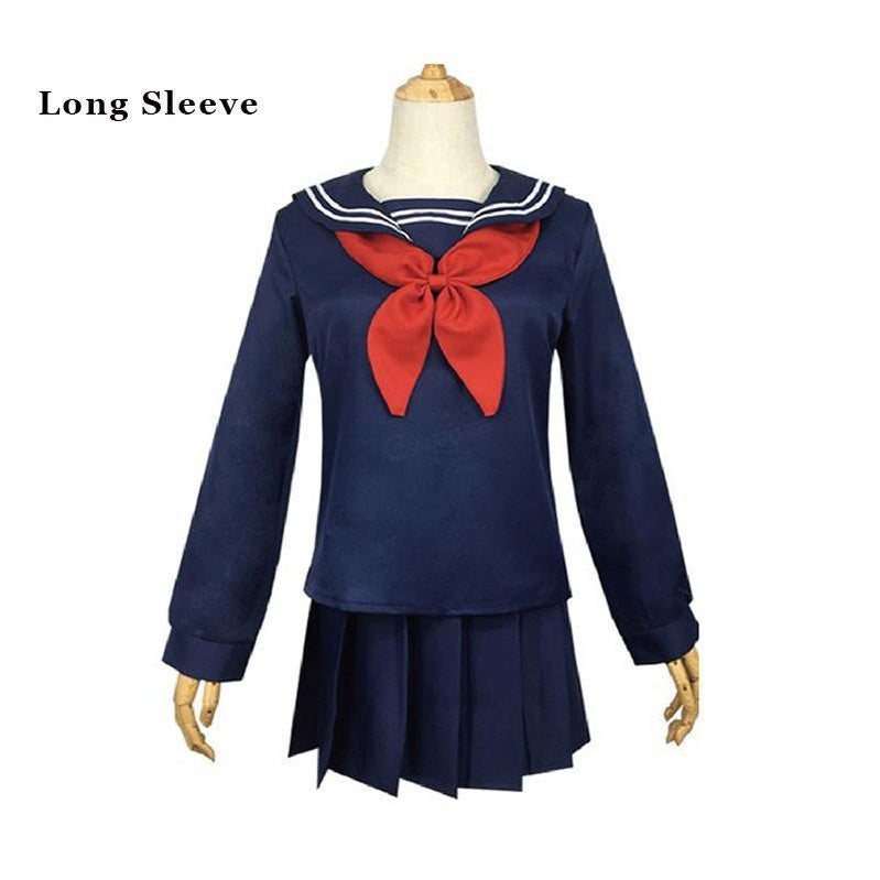 Anime My Hero Academia Himiko Toga JK School Uniform Cosplay Costume - Cosplay Clans