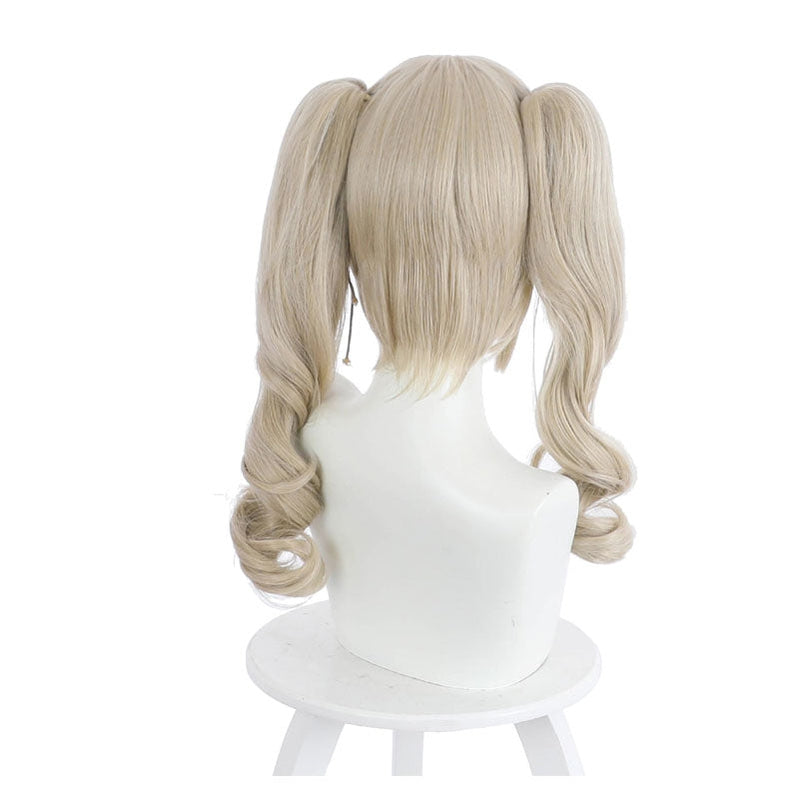 Game Genshin Impact Barbara Curly Blonde Ponytail Cosplay Wigs - Cosplay Clans