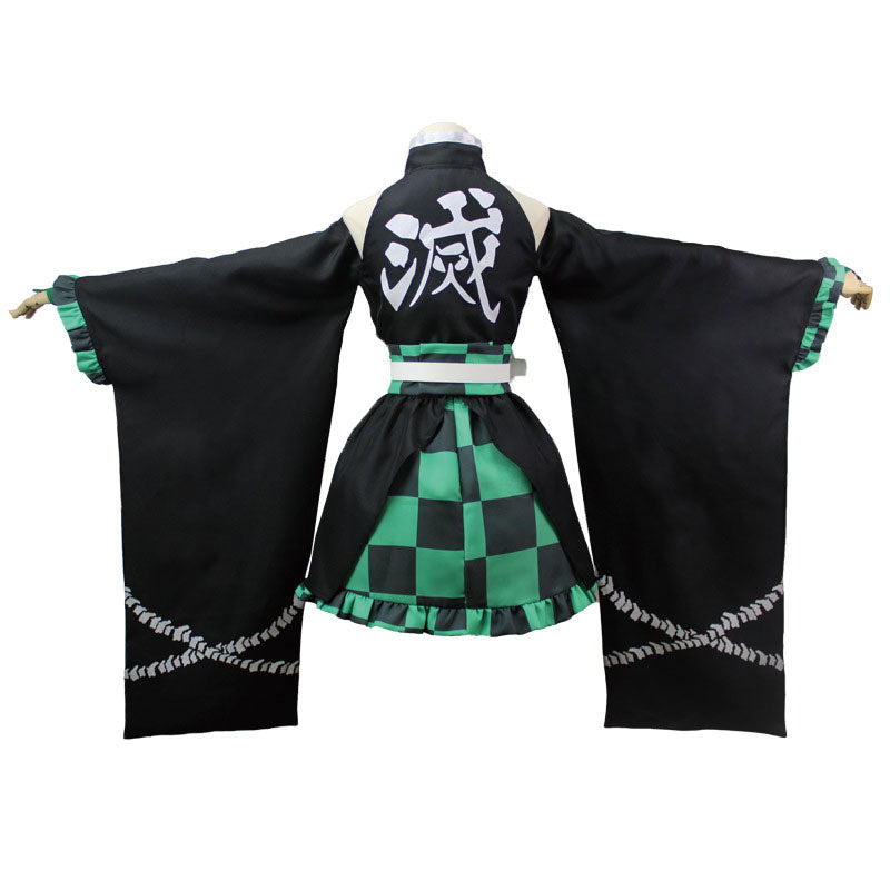Anime Demon Slayer: Kimetsu no Yaiba Tanjiro Kamado Dress Cosplay Costumes