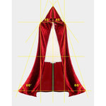 New Halloween Cloak Reaper Sorcerer Witch Long Multicolor Cosplay Cloak - Cosplay Clans