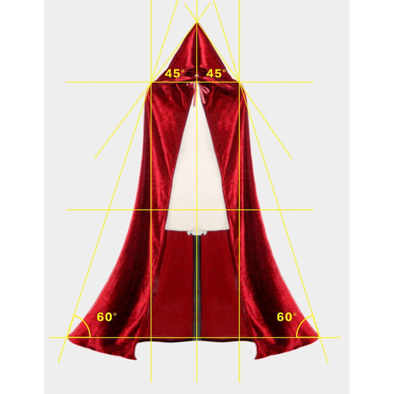 New Halloween Cloak Reaper Sorcerer Witch Long Multicolor Cosplay Cloak - Cosplay Clans