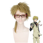 Anime Bungo Stray Dogs Doppo Kunikida Gold Cosplay Wigs - Cosplay Clans