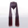 Genshin Impact Mona Megistus Double Ponytail Cosplay Wigs