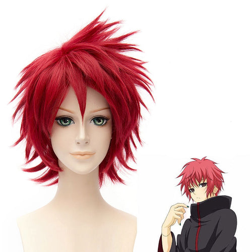 Anime Naruto Gaara Short Red Cosplay Wigs - Cosplay Clans