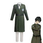 Attack on Titan 4 Season Mikasa Ackerman Survey Corps Cosplay Costume