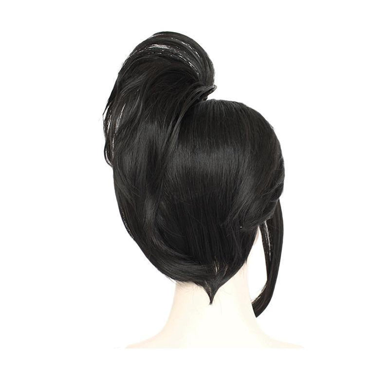 Anime My Hero Academia Momo Yaoyorozu Long Black Cosplay Wigs - Cosplay Clans