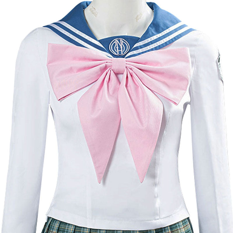 Danganronpa: Trigger Happy Havoc Art Gallery Sayaka Maizono Full Set Cosplay Costumes - Cosplay Clans