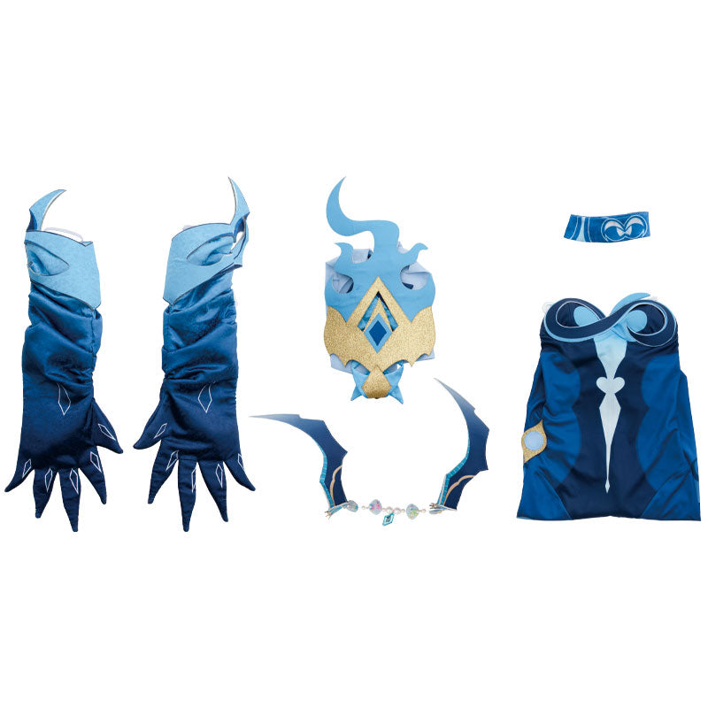 Game Genshin Impact Bonanus Hydro Yakshas Cosplay Costumes