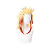 Anime Demon Slayer Kimetsu no Yaiba Rengoku Kyoujurou Cosplay Wigs Yellow Mixed Red Ponytail Wigs - Cosplay Clans