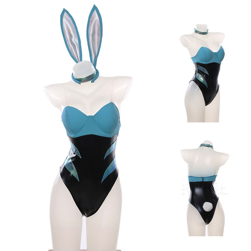 LOL KDA ALL OUT Akali Bunnysuit Cosplay Costumes - Cosplay Clans