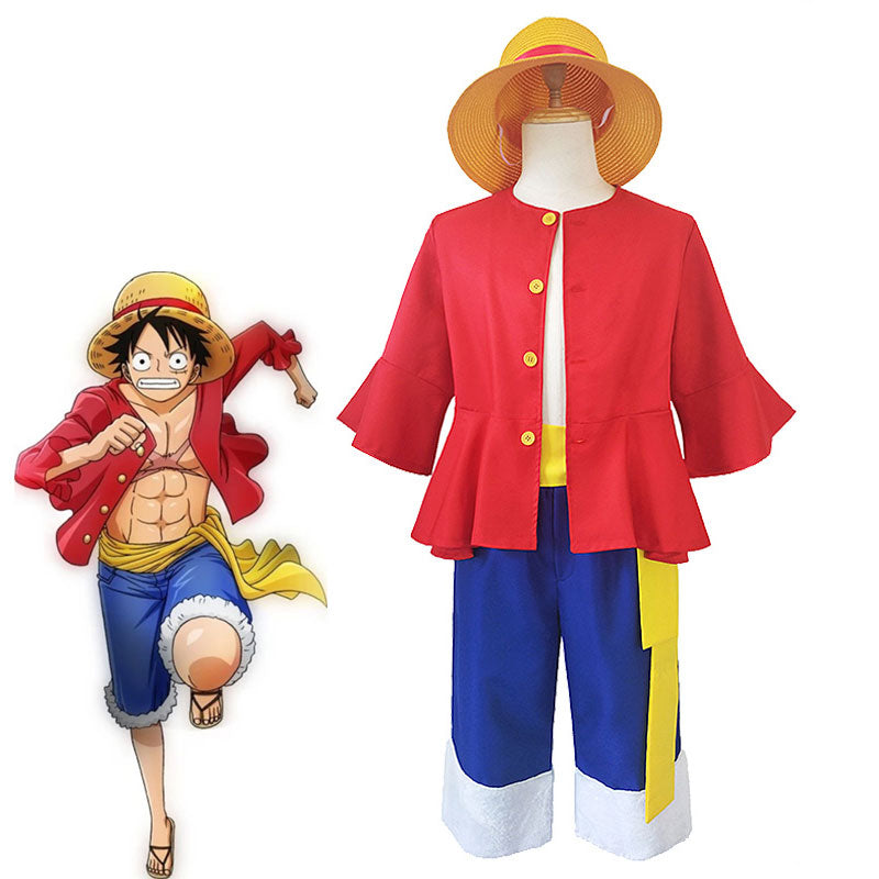 One Piece Monkey D. Luffy Halloween Cosplay Costumes