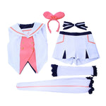 Virtual YouTuber Kizuna AI Uniform Cosplay Costumes Halloween Party Show Dress - Cosplay Clans