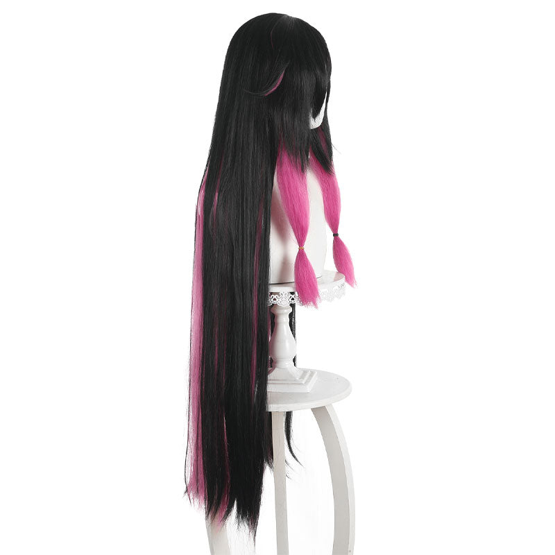 Genshin Impact Columbina Damslette Balck Pink Cosplay Wigs