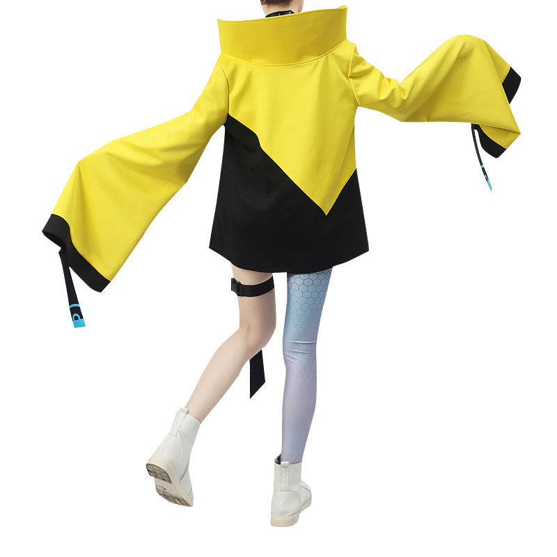 Anime Pokemon Scarlet and Violet Iono Cosplay Costume